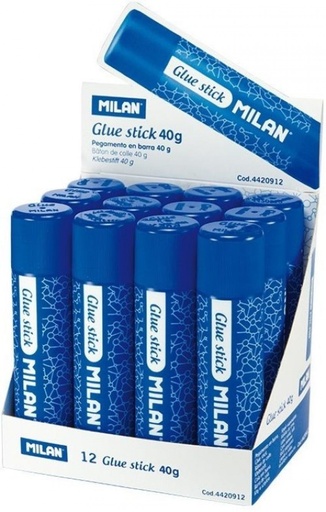 [8411574075165] Exp 12 barras pegamento milan 40g