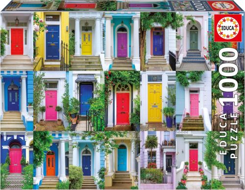 PUZZLE 1000 PIEZAS PUERTAS NOTTING HILL