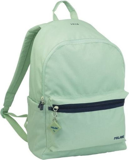 [624605SNCGR] MOCHILA ESCOLAR DOBLE SERIE 1918 VERDE