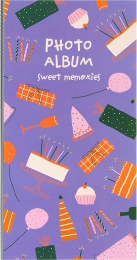 ALBUM DE FOTOS SOFT 96 BOLSILLOS 10X15CM SWEET MEMORIES