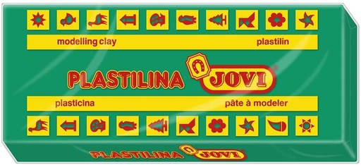 [7111] C/15 tacos plastilina mediana verde oscuro jovi