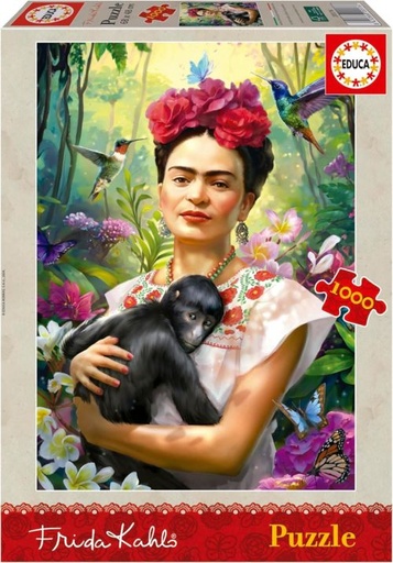 PUZZLE 1000 PIEZAS FRIDA KAHLO JARDIN