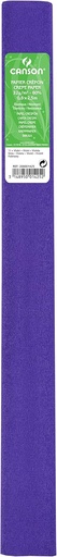 Paq/10 rollo continuo papel crespon 50x250cm violeta 32g