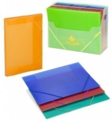 [2033KF53] CARPETA SOLAP.CARCHIVO PP Fº TRASL.ROJO - Pack de 10 unidades