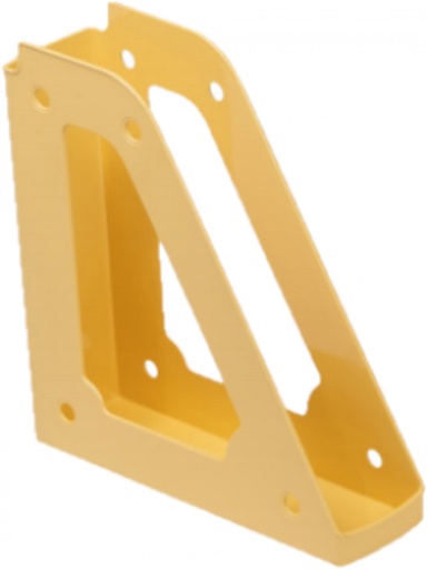 C/10 REVISTERO DE PLASTICO AMARILLO PASTEL