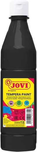 Bote tempera liquida jovi negro 500 ml