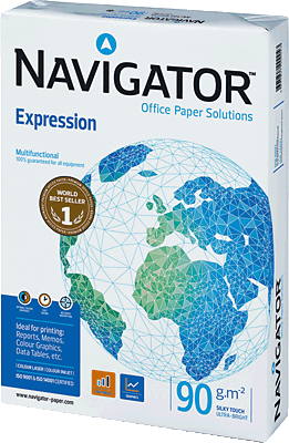 [0594PN] C/5 paquete 500h a4 90g navigator expression