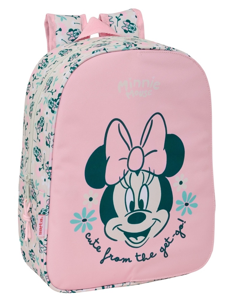 MOCHILA INFANTIL ADAPTABLE CARRO FRONT-INTER MINNIE MOUSE MINTY 26x34x11cm