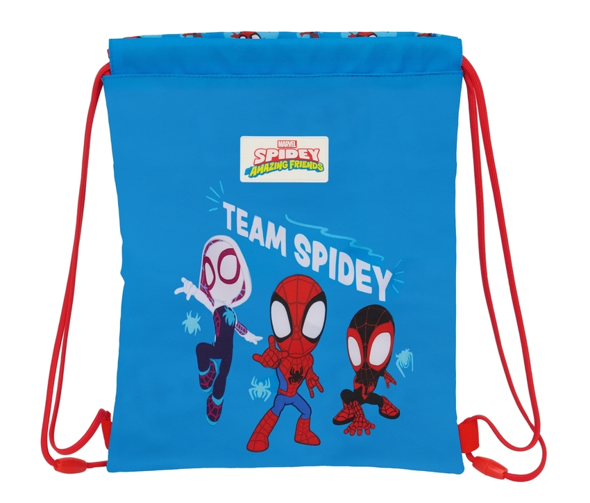 SACO PLANO JUNIOR SPIDEY 26x34x1cm
