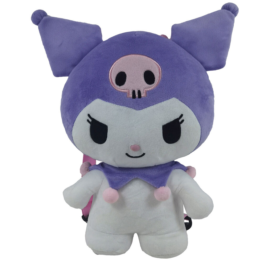 MOCHILA PELUCHE 3D LILA SANRIO KUROMI