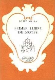 PRIMER LLIBRE DE NOTES