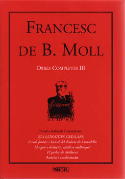 OBRES COMPLETES 3. FRANCESC DE B.MOLL
