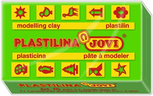[7010] C/30 TACOS PLASTILINA JOVI 70 PEQUEÑA 50G. VERDE CLARO