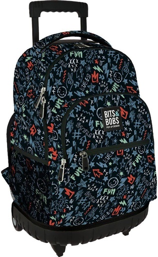 MOCHILA ROLLER B&amp;B PEACE 37x52x25cm
