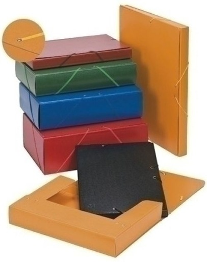 [375BM33] CARPETA PROYECTOS CARTON FORRADO L.5 CM VERDE