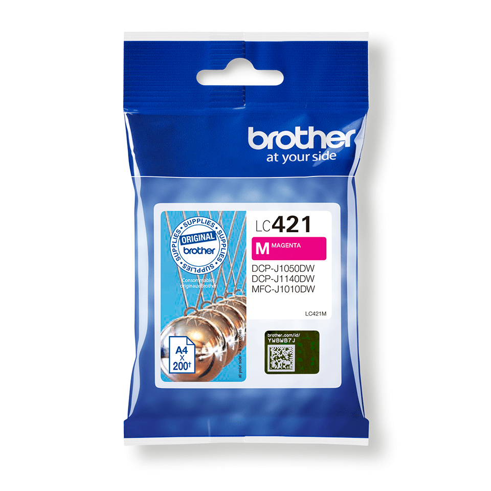 CARTUCHO DE TINTA ORIGINAL BROTHER LC421 MAGENTA