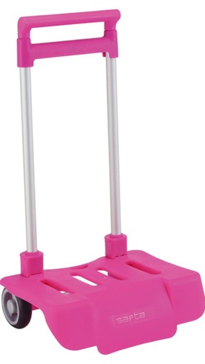Carro portamochilas plegable 605 fucsia safta
