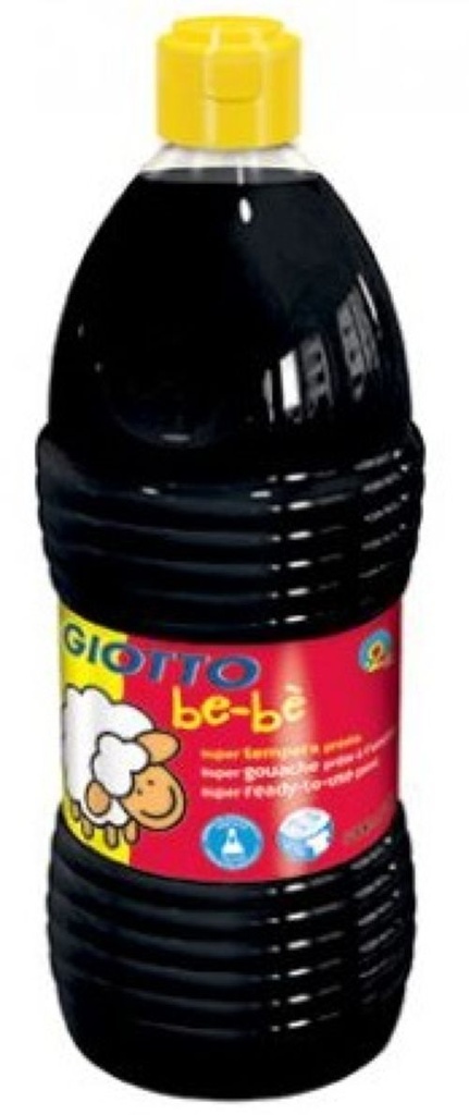 BOTE SUPER TEMPERA GIOTTO BE-BE NEGRO 1000ML