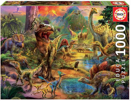 TIERRA DE DINOSAURIOS PUZZLE 1000 PIEZAS