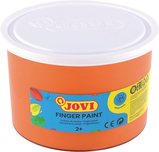 [56106] Bote pintura de dedos 500ml naranja