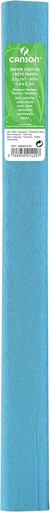 Paq/10 rollo continuo papel crespon 50x250cm turquesa 32g