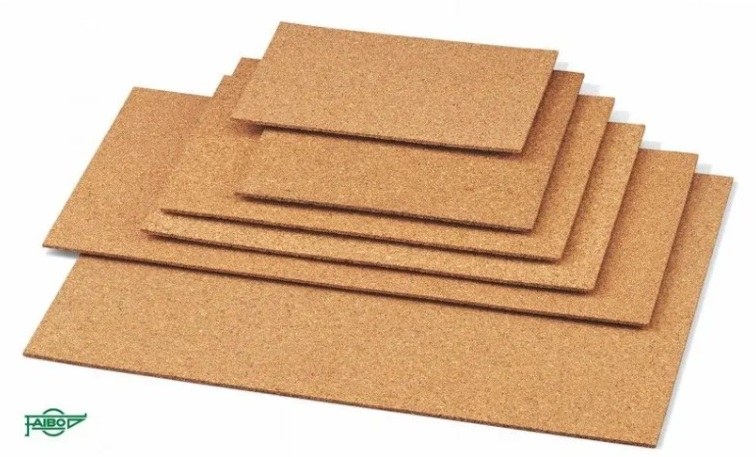 PAQ/10 PLANCHAS DE CORCHO 20X30CM GROSOR 4MM