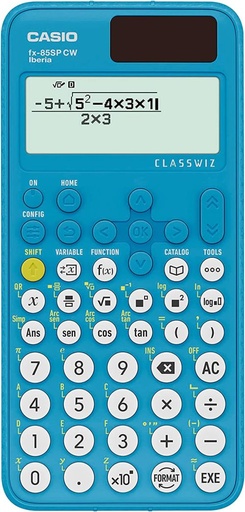 [FX-85SPX CW] Calculadora científica fx-85 spcw azul classwiz solar 300 funciones