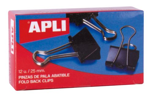 C/10 CAJAS 12 PINZA PALA ABATIBLE 25MM APLI