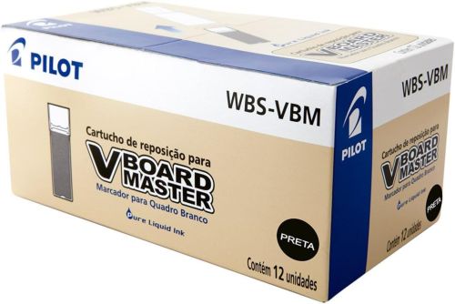C/12 RECAMBIO CARTUCHO TINTA NEGRO VBOARD MASTER
