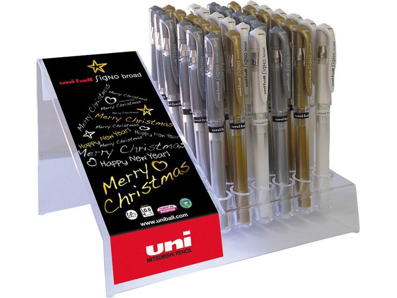EXP 36 BOLIGRAFOS UNI-BALL SIGNO BROAD 1MM