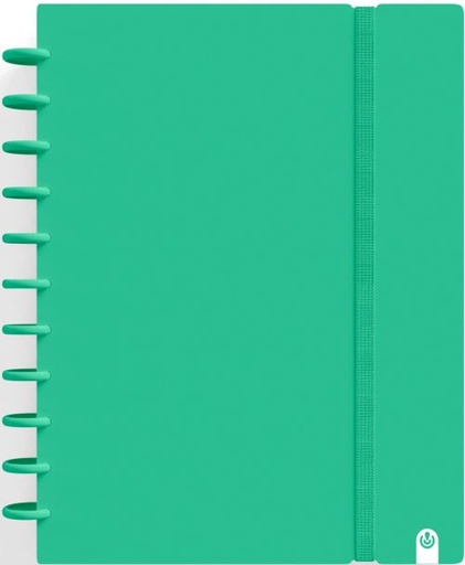 CUADERNO INGENIOX A4 80H CUADRICULA VERDE