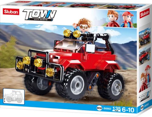 VEHICULO SUV 135 PIEZAS TOWN SLUBAN