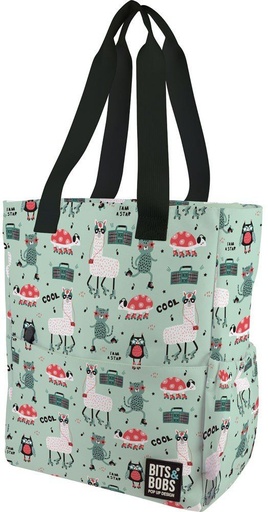 BOLSA TELA B&amp;B PARTY 31x37,5x14cm