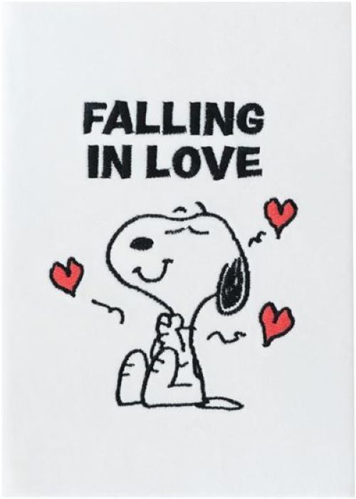 CUADERNO PREMIUM A5 TAPA FELPA SNOOPY LOVE COLLECTION