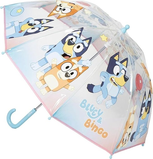 PARAGUAS MANUAL BURBUJA BLUEY