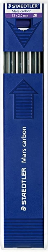 ESTUCHE 12 MINAS 2MM 2B MARS CARBON STAEDTLER