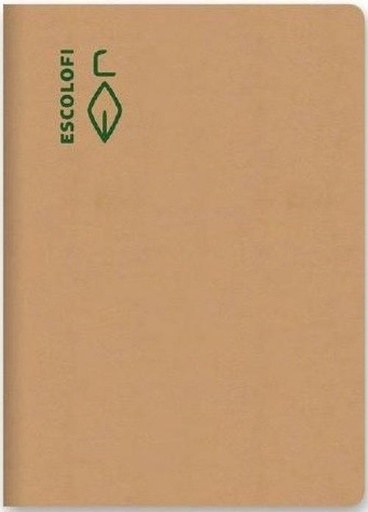 LIBRETA GRAPADA 8º GREEN POCKET 90X140MM 50 HOJAS 80G