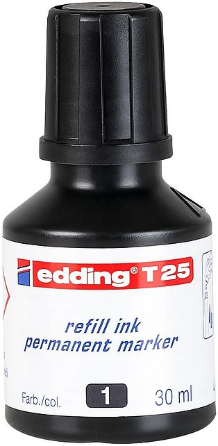 [T-25-1] Bote de tinta rotulador t-25 30 ml negro
