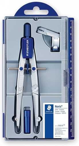 [550 01] ESTUCHE BIGOTERA CON ADAPTADOR NORIS CLUB 550 STAEDTLER