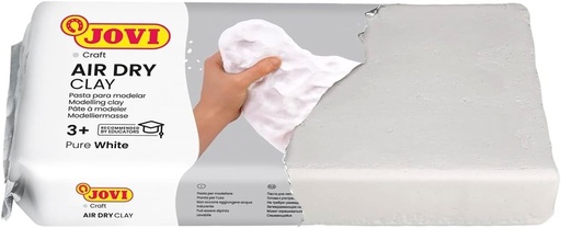 PASTA PARA MODELAR AIR DRY CLAY JOVI 1KG BLANCA