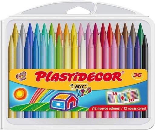 [882337] Estuche 36 ceras plastidecor