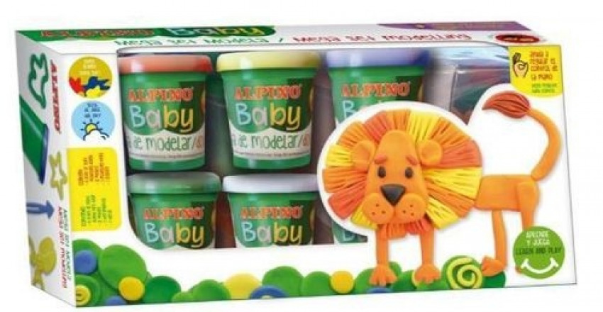 Mega set pasta blanda alpino baby