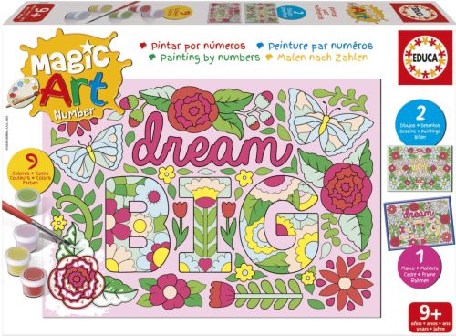 MAGIC ART NUMBER ART +9 FLORES