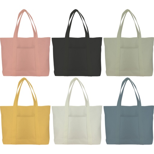 BOLSA TOTE BAG COTTON ROSA 56x37x16cm