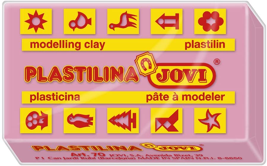 C/30 TACOS PLASTILINA JOVI 70 PEQUEÑA 50G. ROSA