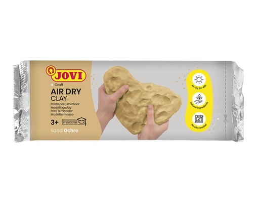 [86O] Pasta para modelar air dry clay jovi 1000g. ocre
