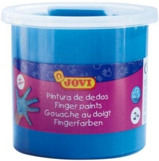 [56021] ESTUCHE 5 BOTES PINTURA DEDOS JOVI 125ML AZUL