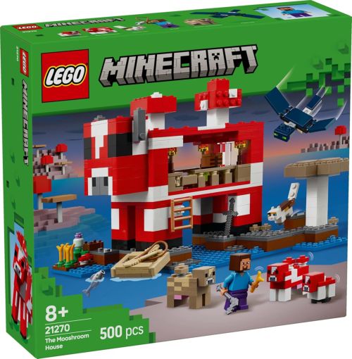 LA CASA CHAMPIÑACA LEGO MINECRAFT
