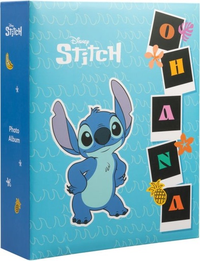 ALBUM DE FOTOS 304 BOLSILLOS 13X20CM DISNEY STITCH