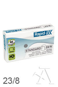 [24869200] CAJA 1000 GRAPAS STANDARD 23/8 GALVANIZADAS RAPID
